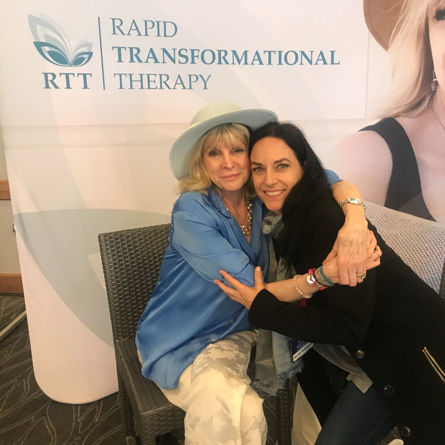Monika with RTT Founder Marisa Peer